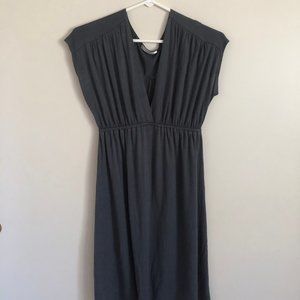 Soprano Grey Empire Waist Dress